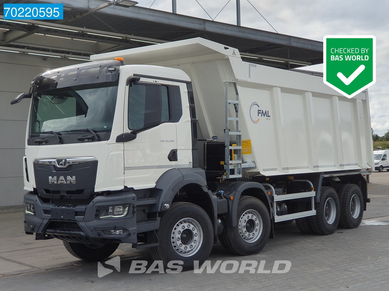 MAN TGS 41.400 8X4 Manual 25m3 body-heating Euro 5 - Tipper: picture 1
