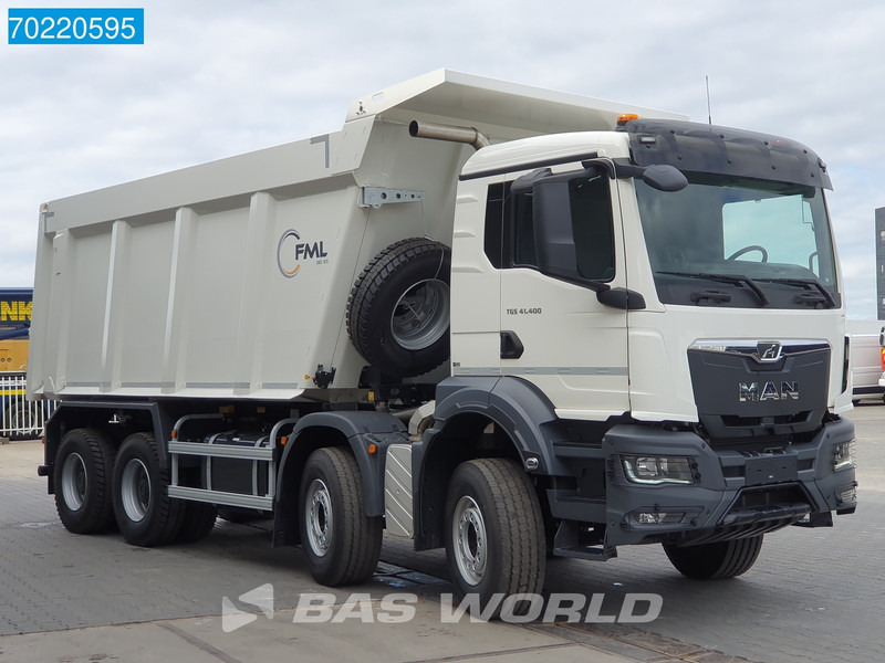MAN TGS 41.400 8X4 Manual 25m3 body-heating Euro 5 - Tipper: picture 3