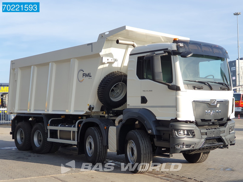 MAN TGS 41.400 8X4 NEW! Euro 5 Manual 25m3 Steelsuspension Body-Heating - Tipper: picture 3