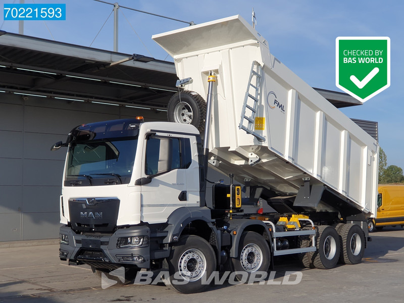 MAN TGS 41.400 8X4 NEW! Euro 5 Manual 25m3 Steelsuspension Body-Heating - Tipper: picture 1