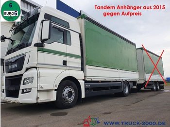 Curtainsider truck MAN TGX 18.400 Edscha Links/Rechts nur169TKM 1.Hand: picture 1
