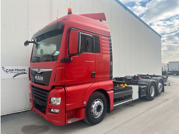 MAN TGX  26.420 Lenkachse/LBW TÜV neu  - Container transporter/ Swap body truck: picture 1