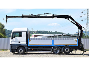 Crane truck MAN TGX 26.440 Pritsche 6,20 m+HIAB 122 HIDUO/FUNK: picture 5