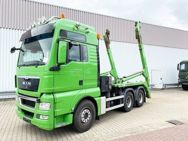 MAN TGX 26.540 6x4 BB TGX 26.540 6x4 BB, Intarder, XXL-Fahrerhaus - Skip loader truck: picture 1