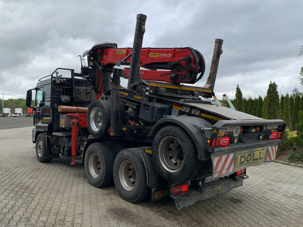 Timber truck MAN TGX 33.510 6x4 EURO6 Euro 6 Holztransporter+Kran: picture 6