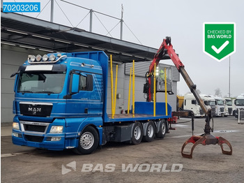 MAN TGX 35.540 8X4 Epsilon Z-Crane Tree Transport Euro 5 - Timber truck, Crane truck: picture 1