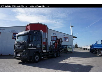 MAN TGX (TG3) 26.510 6x4 BL TG3, Plateau Aufbau  - Timber truck: picture 1