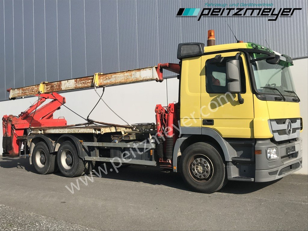 MERCEDES-BENZ Actros 2641 BB blattgefedert Aufbau: Seitenlader - Skip loader truck: picture 2