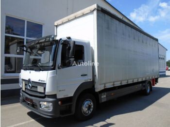 Curtainsider truck MERCEDES-BENZ Atego 1224L Plane + LBW Euro 6: picture 1