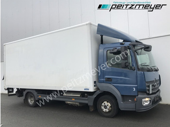 MERCEDES-BENZ Atego 818 L Koffer + LBW Euro 6, Klima, AHK, - Box truck: picture 2