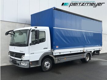 Curtainsider truck MERCEDES-BENZ Atego 818 Pritsche + LBW: picture 1