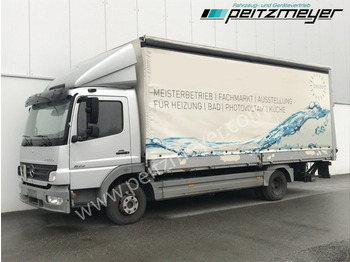 MERCEDES-BENZ Atego 822 L Pritsche + LBW Klima, AHK - Curtainsider truck: picture 1