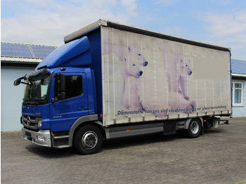 MERCEDES-BENZ DB 1524 Atego Pritsche 7.1m Gardine AHK LBW Mega - Curtainsider truck: picture 1