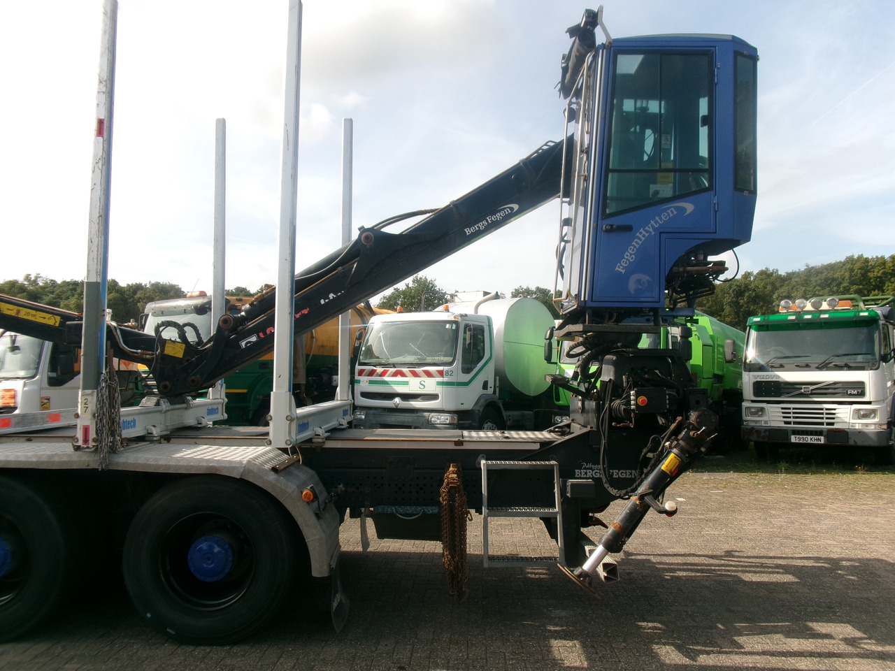 Mercedes Actros 2663 6x4 Euro 6 loglift F96 crane timber truck - Timber truck, Crane truck: picture 5