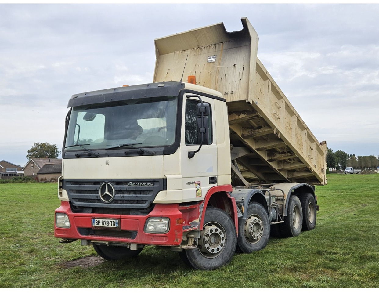 Mercedes Actros 4141 Tipper 8x4 Manual Gearbox Spring suspenison Big Axles - Tipper: picture 1