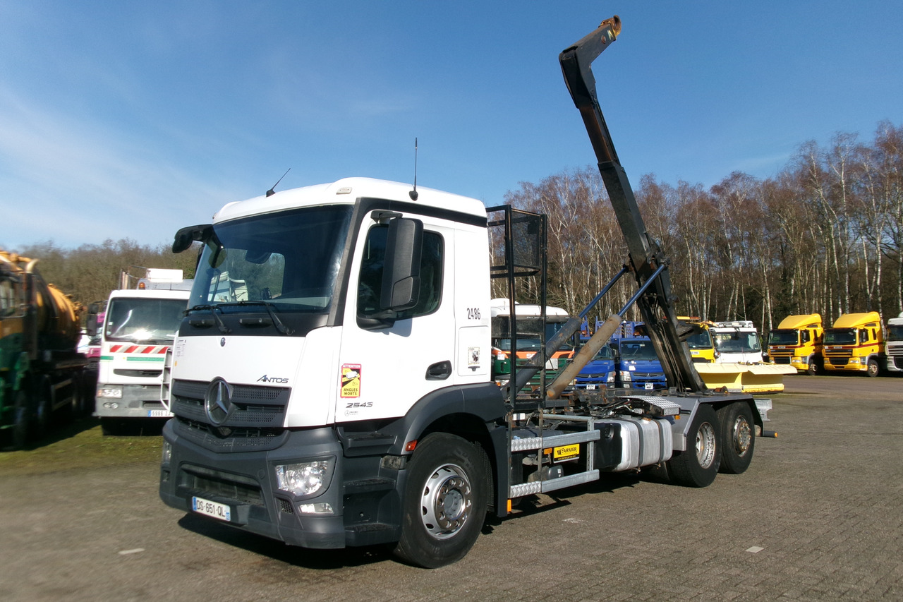 Mercedes Antos 2543 6x2 Euro 6 Marrel container hook 18t - Hook lift truck: picture 1