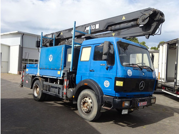 Mercedes-Benz 1635 NG  Dachdeckerkran HMK 270a7A2  - Autotransporter truck, Crane truck: picture 1