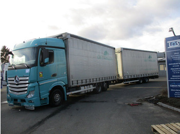 Mercedes-Benz 2542 Actros EURO 6 6x2 + Panav  - Curtainsider truck: picture 1