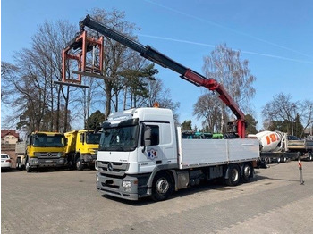 Mercedes-Benz ACTROS 2544 - Dropside/ Flatbed truck, Crane truck: picture 1