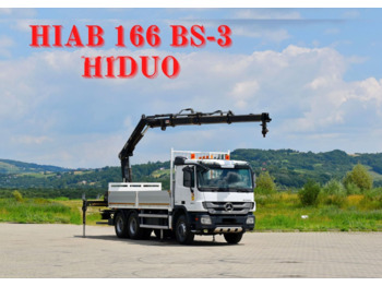 Mercedes-Benz ACTROS 2636 - Dropside/ Flatbed truck, Crane truck: picture 1