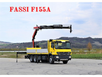Mercedes-Benz ACTROS 2636 - Dropside/ Flatbed truck, Crane truck: picture 1