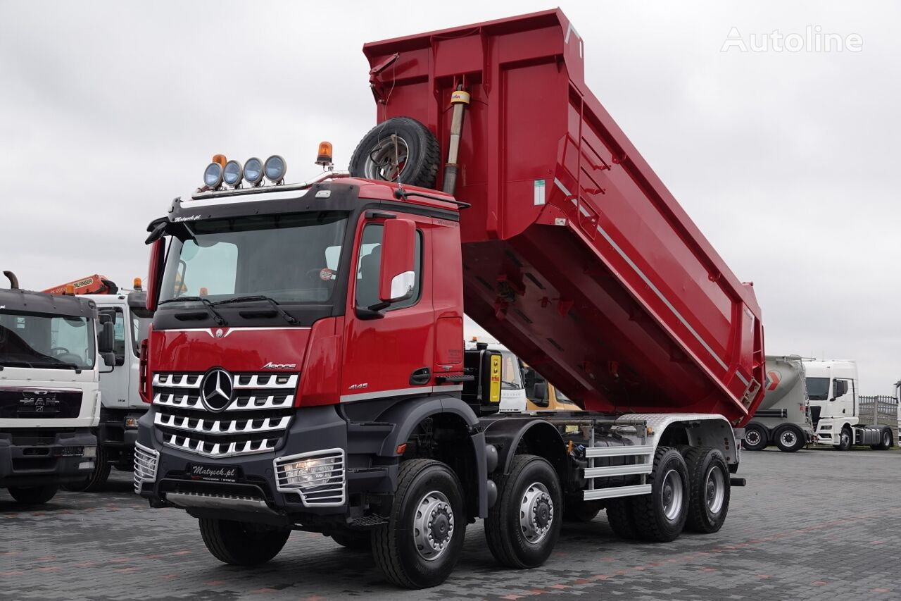 Mercedes-Benz ACTROS 4145 / 8x8 / MANUAL / TYLNOZSYP / EURO 6 - Tipper: picture 1