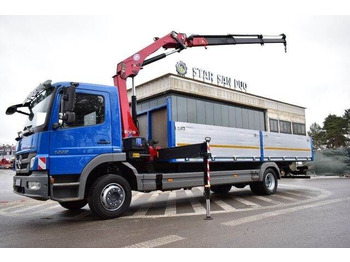 Mercedes-Benz ATEGO - Dropside/ Flatbed truck, Crane truck: picture 1
