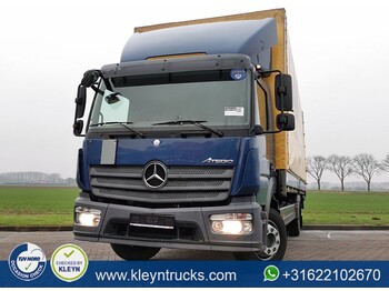 Curtainsider truck Mercedes-Benz ATEGO 1223 manual airco lift: picture 1