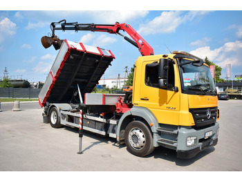 Mercedes-Benz AXOR 1824 4x2 HMF 975 Euro 5 Rotator Kipper Cran  - Tipper, Crane truck: picture 1