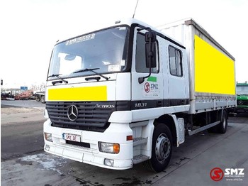 Curtainsider truck Mercedes-Benz Actros 1831 manual ecole/school: picture 1