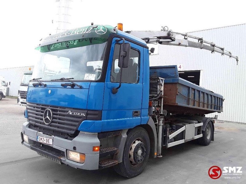 Mercedes-Benz Actros 1835 hiab 112-5 - Container transporter/ Swap body truck, Crane truck: picture 2