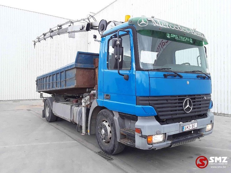 Mercedes-Benz Actros 1835 hiab 112-5 - Container transporter/ Swap body truck, Crane truck: picture 1