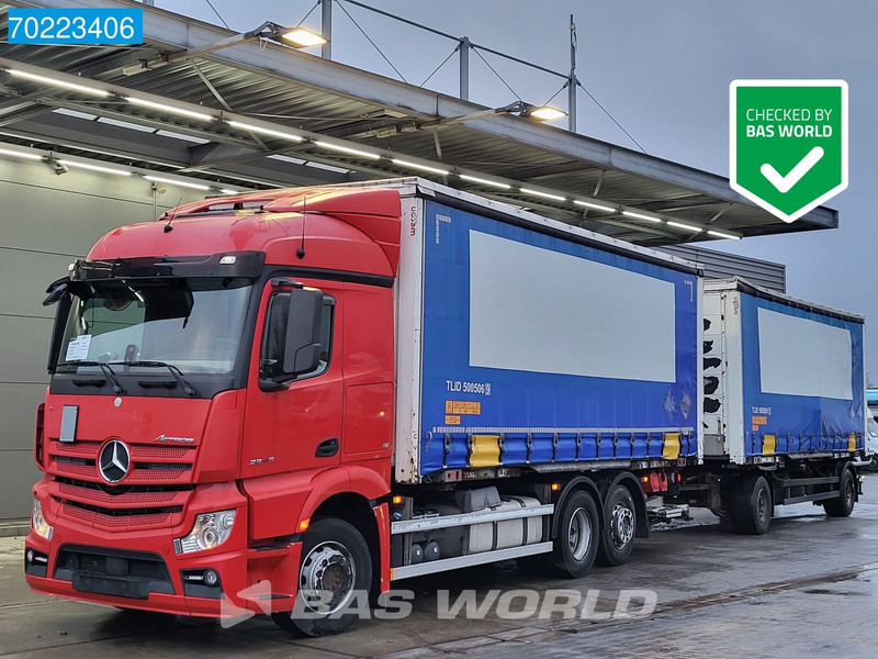 Mercedes-Benz Actros 2545 6X2 ACC StreamSpace Xenon Liftachse Retarder Euro 6 - Container transporter/ Swap body truck: picture 1