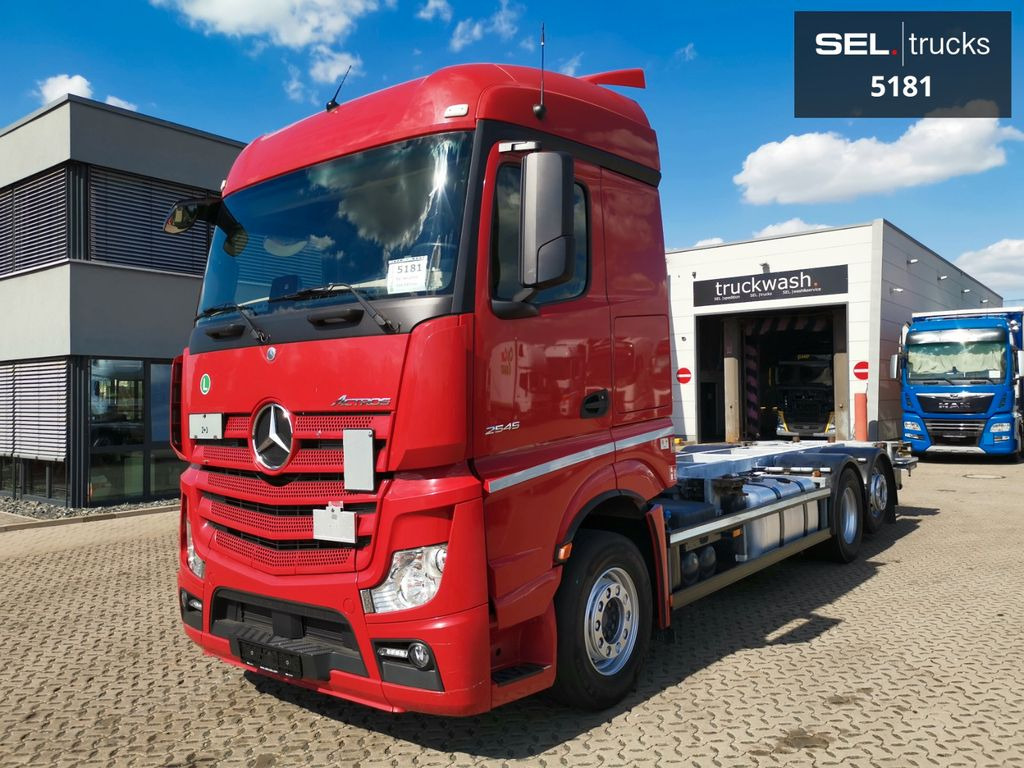 Mercedes-Benz Actros 2545 / Ladebordwand / Lift-Lenkachse  - Container transporter/ Swap body truck: picture 1
