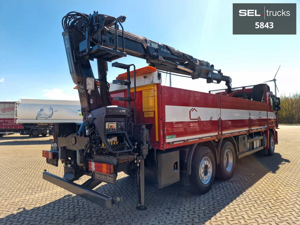 Mercedes-Benz Actros 2546 / HIAB 166K / ADC 4,1t / Lenkachse  - Crane truck, Dropside/ Flatbed truck: picture 5