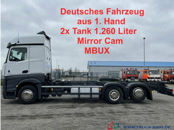 Mercedes-Benz Actros 2548 BDF Big Space 2xTank Retarder 1.Hand - Container transporter/ Swap body truck: picture 1