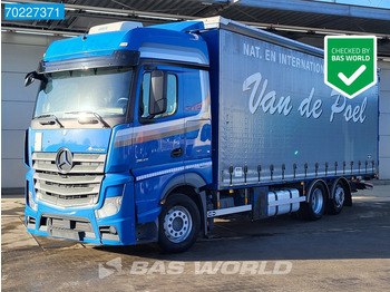 Mercedes-Benz Actros 2642 6X2 BigSpace 2x Tanks Standklima Euro 6 - Curtainsider truck: picture 1