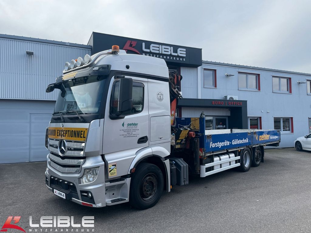 Mercedes-Benz Actros 2642 6x2 Stream Space*Palfinger PK21000A  - Dropside/ Flatbed truck, Crane truck: picture 1