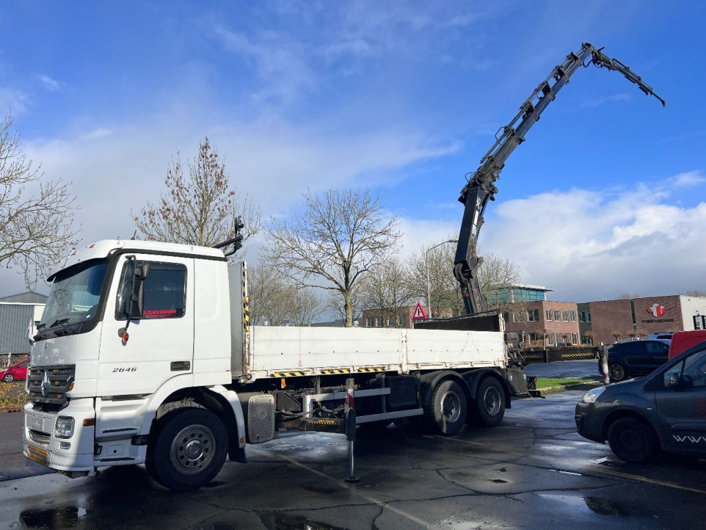 Mercedes-Benz Actros 2646 6X4 HIAB 288E-6 HiPro + FLYJIB 70X +  - Crane truck, Dropside/ Flatbed truck: picture 5