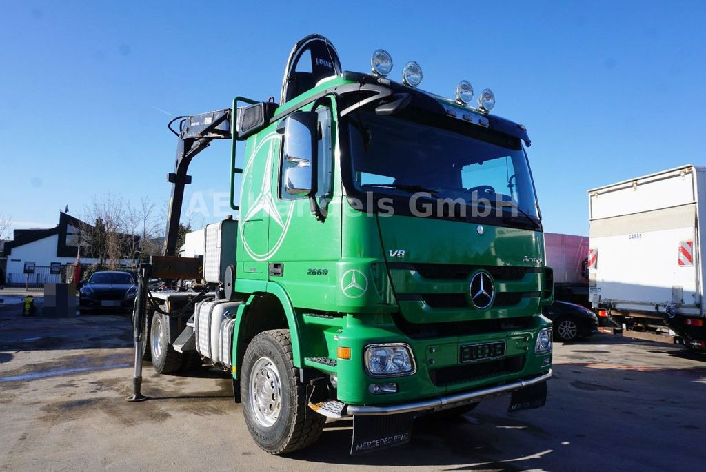 Mercedes-Benz Actros 2660 MP3 V8 *Retarder/Hiab-Jonsered-2850S  - Timber truck, Crane truck: picture 3