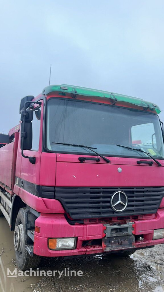 Crane truck, Dropside/ Flatbed truck Mercedes-Benz Actros MP1 6x4 + Palfinger Krane: picture 4