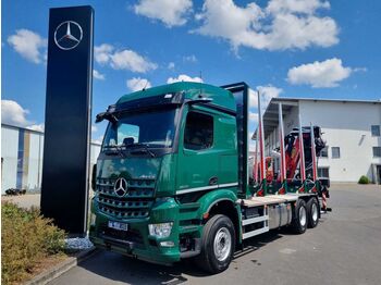 Mercedes-Benz Arocs 2651 L 6x4 + Kran: Epsilon M12Z91  - Timber truck, Crane truck: picture 1