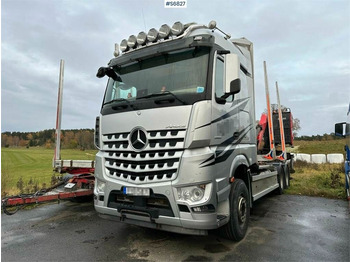 Mercedes-Benz Arocs 2863 Timber truck with crane - Timber truck: picture 1