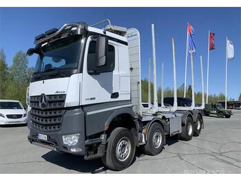 Timber truck Mercedes-Benz Arocs 3258 8x4/4 ALUCAR varustus: picture 1