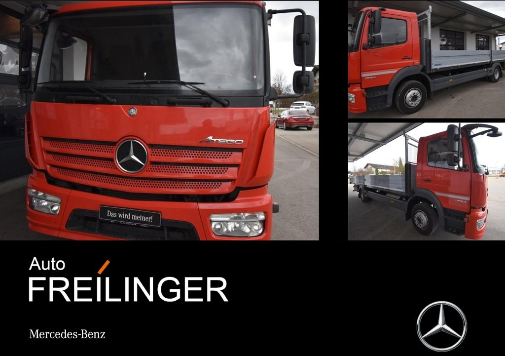 Mercedes-Benz Atego 1224L*Pritsche NEU 7,20m*2xAHK*3-Sitzer  - Dropside/ Flatbed truck: picture 1
