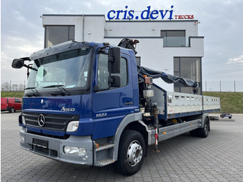 Mercedes-Benz Atego 1524 4x2  MKG HLK 76 Pritsche | Kran - Dropside/ Flatbed truck, Crane truck: picture 1