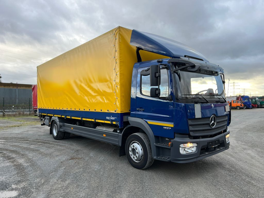 Mercedes-Benz Atego 1527 L Pritsche LBW LBW 1.5 to  - Curtainsider truck: picture 2