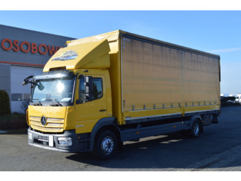 Mercedes-Benz Atego 1530 E6 PRITSCHE PLANE+LBW 1500 kg 1.HAND - Curtainsider truck: picture 1