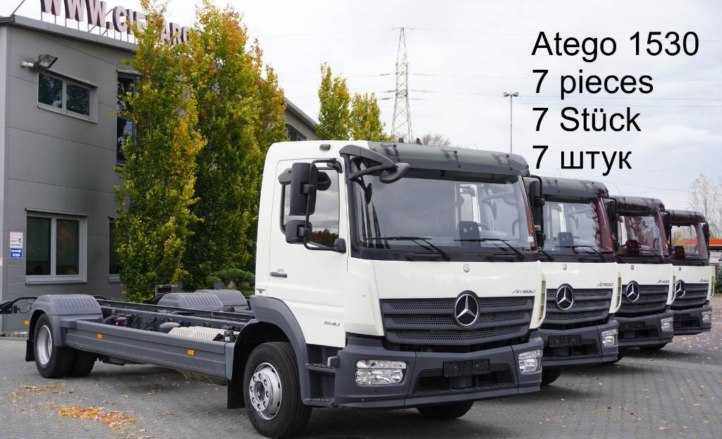 Mercedes-Benz Atego 1530 L 4×2 E6 / length 7,4m / 5 pieces  - Skip loader truck: picture 1