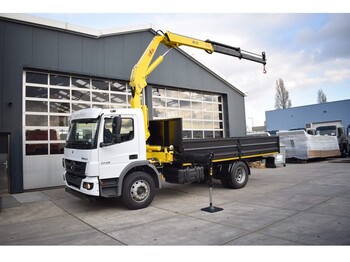 New Dropside/ Flatbed truck, Crane truck Mercedes-Benz Atego 1730 / 4×2 TRUCK MOUNTED CRANE / LHD / N: picture 1